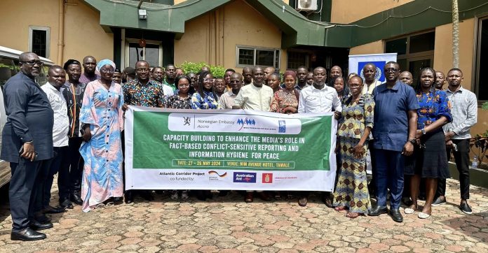 Group picture at the training in Tamale