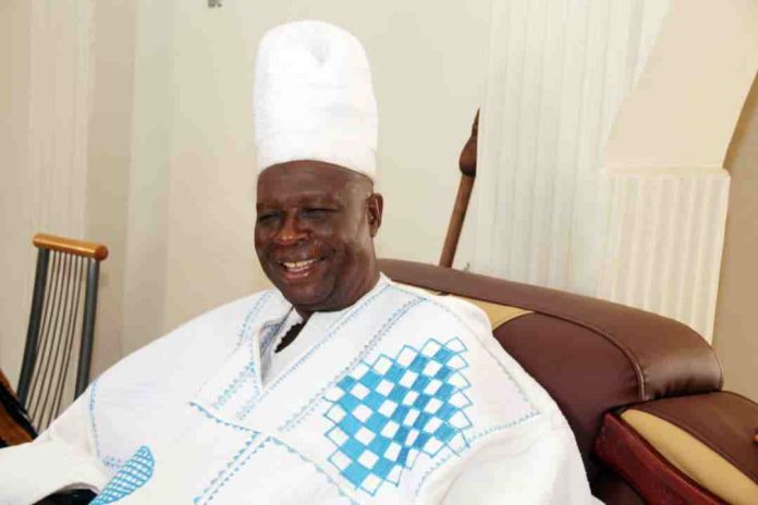 The paramount chief of Bawiesibai Traditional Area, Kuoru Balugubanie Sapara II