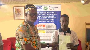 Mr. Nbenaba Timothy, representative of the Wa East District Director of Education